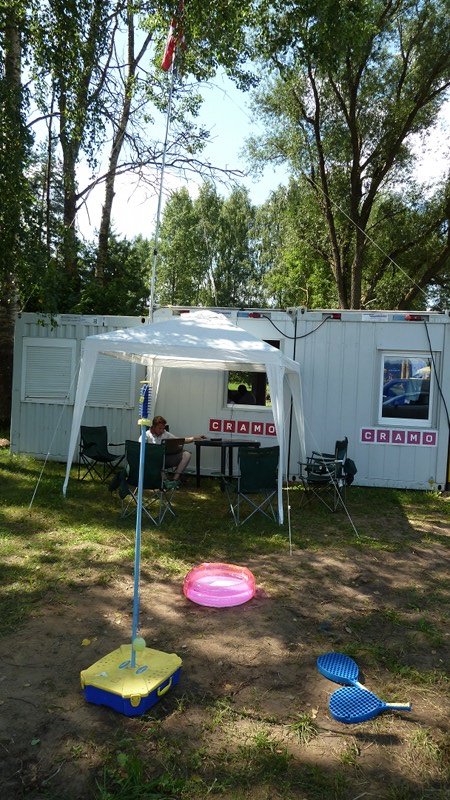 Picture: Team GB base camp is just like Butlins.